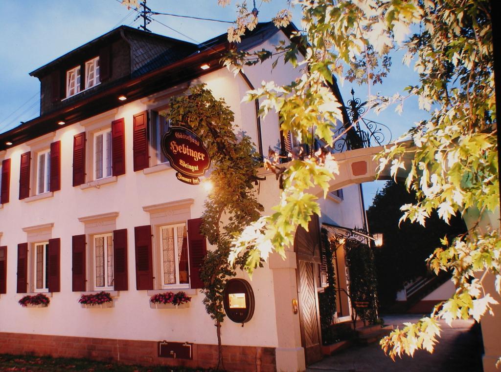 Gaestehaus Hebinger Am Schlosspark Deidesheim Exterior photo